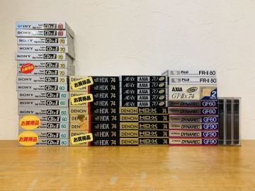 k0506-01★未使用 カセットテープ ハイポジ多め SONY DENON Victor AXIA まとめて45点 ノーマルポジション ハイポジション おまけ付