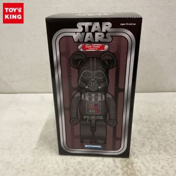 1円〜 未開封 BE@RBRICK ベアブリック 400% STAR WARS ダース・ベイダー クロームver.