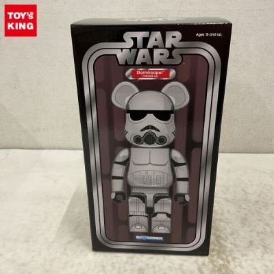 1円〜 未開封 BE@RBRICK ベアブリック 400% STAR WARS ストーム・トルーパー クロームver.