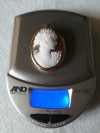 k18カメオ　ペンダント&ブローチ　750 刻印あり重さ約4.2g /ゴールド/イヤリング/アクセサリー/K18 /750 / Pt /ダイヤモンド