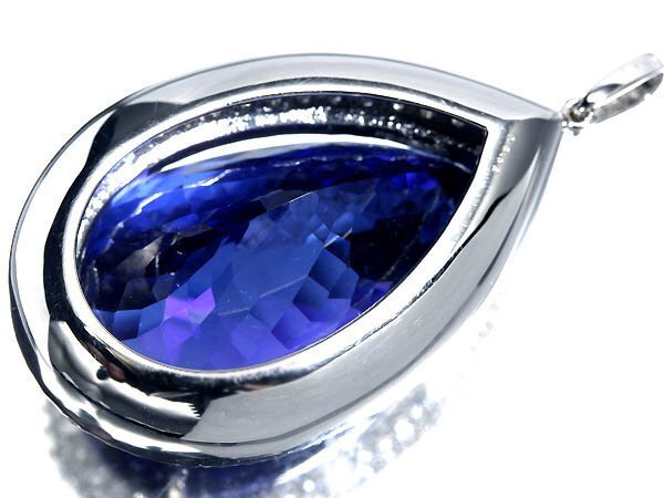 VIIW18332T【1円～】新品【RK宝石】超希少 極上タンザナイト 超特大66.34ct 極上ダイヤモンド 2.56ct Pt950 超高級ペンダントヘッド ダイヤ