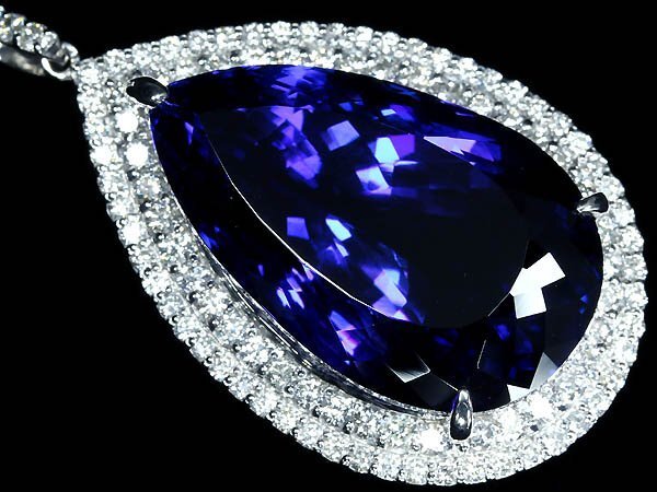  VIIW18332T【1円～】新品【RK宝石】超希少 極上タンザナイト 超特大66.34ct 極上ダイヤモンド 2.56ct Pt950 超高級ペンダントヘッド ダイヤ