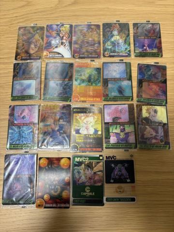 森永 ドラゴンボールカードコレクション 19枚セット 未開封16枚 MVC MBV 3D Collection GT 当時物 ウエハースカード 3Dコレクション カード