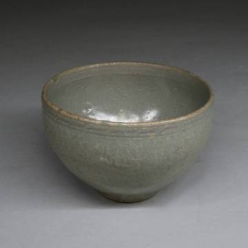 【李朝/高麗 特集出品】高麗 青磁小碗　朝鮮古陶磁器/李朝時代 朝鮮美術　lot:60725