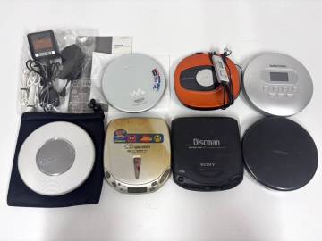 E646　ポータブルCDプレーヤー　CDコンパクトプレーヤー　CDウォークマン　まとめ売り　SONY　KENWOOD　AudioComm　動作未確認