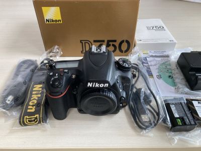 Nikon D750 デジタル一眼レフカメラ ボディ 元箱・付属品付き ニコン