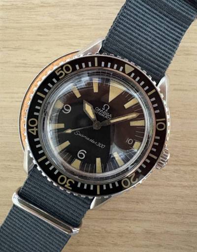 【OH済】&Omega; OMEGA SEAMASTER 300 3rd 166.024 1969年製 オメガ シーマスター300 cal.565 ＊訳あり