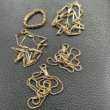 K18 ネックレス リング 750 チェーン 指輪 アクセサリー ゴールド 金 ジュエリー ヴィンテージ レア 刻印あり 18金 ゴールドカラー