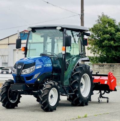 イセキ トラクター NT 365L★36馬★528時間★パワステ ★ハイスピード★エアコンキャビン付き★自動水平★4WD ニプロロータリーCX1808付き