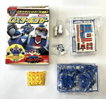 ☆【未組立】 バンダイ 高速戦隊 ターボレンジャー メタル合金 DX ターボラガー 食玩 ミニプラ 1989年 当時物 ビンテージ 合体 変形 ロボ