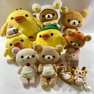 ★ リラックマ コリラックマ グッズ ぬいぐるみ マスコット まとめ商品 キイロイトリ San-X サンエックス 現状品 3kg
