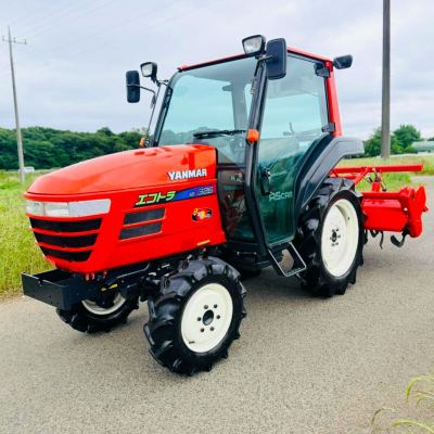 ■■ヤンマー トラクターAF 326 エコトラ■26馬力■608時間■4WD■自動水平■倍速■エヤコン キヤビン■パワステ■逆転 PTO■ラジオ■■