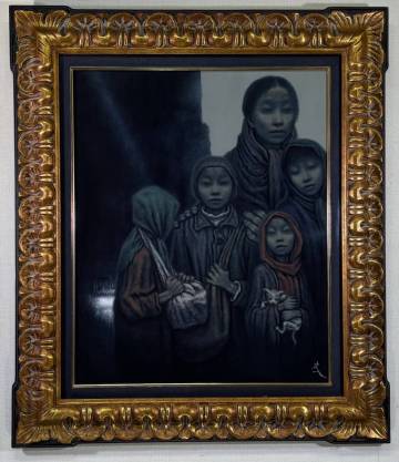 ★ 澤田文一 ◆ 橋の下で～冬の時代 ◆ 油彩画 ◆ F15 ◆ 直筆サイン入り ◆ 真作 ◆ 激レア ♪ ６月１４日（日）迄の限定出品