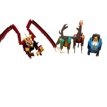 DX 超合金 百獣戦隊ガオレンジャー ガオイカロス バンダイ フィギュア ガオライノス ガオジュラフ ガオディアス