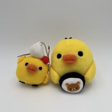 難あり　リラックマ　キイロイトリ マスコットキーチェーン　アミューズメント専用景品　スイーツ　海苔巻き　寿司
