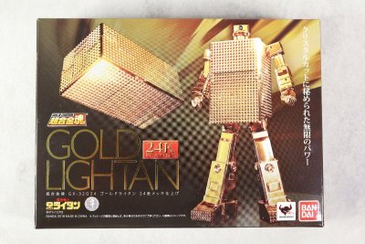 未使用 超合金魂 GX-32G24 ゴールドライタン 24金メッキ仕上げ ロボット フィギュア バンダイ