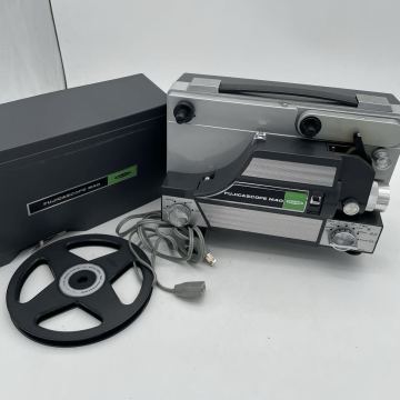 FUJICASCOPE フジカスコープ M40 富士フィルム 昭和レトロ FUJIFILM 8mm映写機 プロジェクター リールケース 現状品 ②