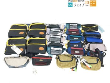 ダイワ グレートバンフ ウエストバッグ GB-8010・がまかつ ウエストポーチ GM-9805 他 計23点 バッグセット 店舗保管品