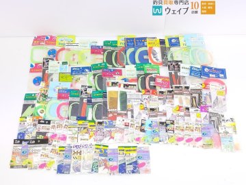 ダイワ 快適 D-ビーズマーキング、ヤマシタ 超ソフト エサダマ、東邦産業 NT夜光パイプ、ハリミツ ピンクサバ皮 他 計110点以上