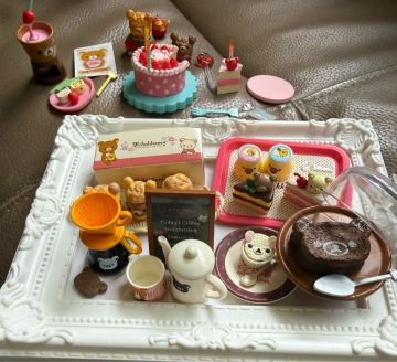 リーメント リラックマ ミニチュア 食玩 ぷちサンプル いちごスイーツパーティー ふんわりケーキ屋さん チョコレートカフェ 色々セット