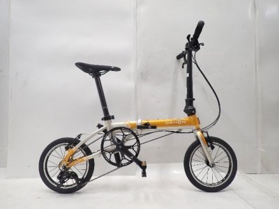 DAHON ダホン 折りたたみ自転車 14インチ K3 マンダリンオレンジ 配送/来店引取可 &cap; 76192-2