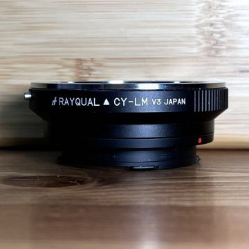 美品 1円スタートRAYQUAL CY-LM マウントアダプター CYレンズ&rarr;ライカMボディ CYレンズをライカMマウントへ変換