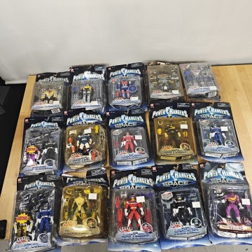 06Y38 激レア！ パワーレンジャー まとめ！ イン スペース 電磁戦隊メガレンジャー フィギュア バンダイ 海外版 Power Rangers in Space
