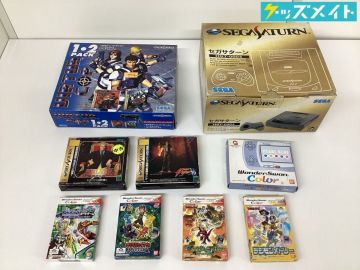 12 D【同梱不可/現状】SEGA セガサターン 本体・ソフト まとめ売り バーチャコップ ワンツーパック 他