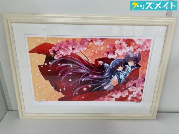 【同梱不可/現状】 アールビバン 版画 CARNELIAN 桃華月憚 作品番号 33/100 Y