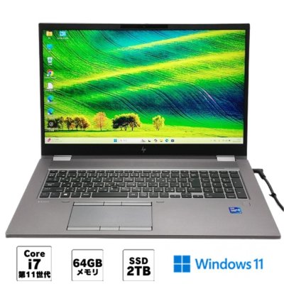 1円~ WiFi有 17型 4K液晶 ゲーミング 中古ノートパソコン hp Fury G8 NVIDIA RTX A3000 Core i7 11850H 32GB 1TB SSD 無線LAN Win11 Office