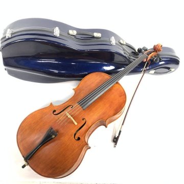 チェロ ハードケース/弓付 弦楽器 オーケストラ★簡易検査品