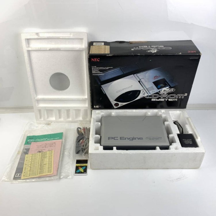 NEC PC IFU-30A/CDR-30A インターフェースユニット/CD-ROM2 本体 2点セット 箱・説明書付き 難あり レトロゲーム＊ジャンク品