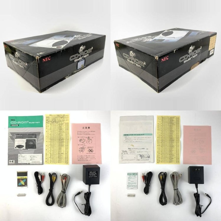 NEC PC IFU-30A/CDR-30A インターフェースユニット/CD-ROM2 本体 2点セット 箱・説明書付き 難あり レトロゲーム＊ジャンク品