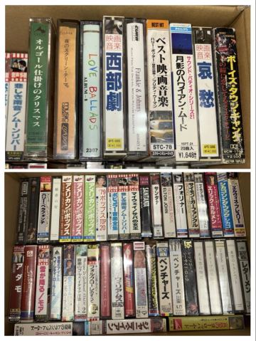 洋楽 カセットテープ 約50本 Santana Janis Ian The Ventures Elvis Presley Chicago Bay City Rollers Eric Carmen Foreigner 映画音楽