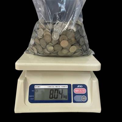 ☆１円古銭 大量セット 旧100円銀貨 総重量約8kg まとめ 稲穂 鳳凰 オリンピック柄 シルバーコイン