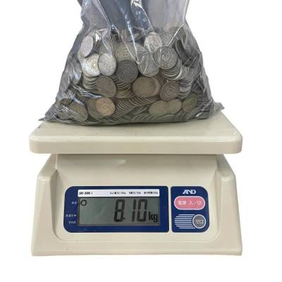 ☆１円古銭 大量セット 旧100円銀貨 総重量約8kg まとめ 稲穂 鳳凰 オリンピック柄 シルバーコイン