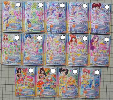 アイカツ アイドルカツドウ！ポップ 14枚 長期保管品 中古 ジャンク