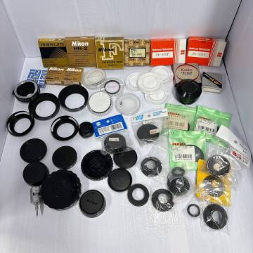 【03】カメラ アクセサリー パーツ まとめ レンズキャップ レンズフィルター Nikon LEICA