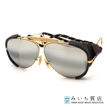 質屋 1円～ Ray-Ban レイバン サングラス ボシュロム製 シューター 80s Vintage ミラーレンズ ウエストポーチ J158 みいち質店