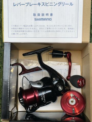 LN 美品中古!! シマノ スピニングリール BB-X SHIMANO Larissa ラリッサ 2500DXG 元箱説明書あり 1円〜スタート