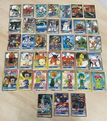【284】デジモンアドベンチャー カードダス 36枚 まとめ売り ワンダースワン デジモン アノードテイマー キラ 当時物 トレカ 非売品 shuS