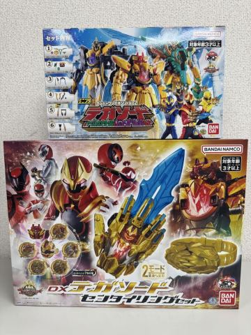 新品未開封 ゴジュウジャー DXテガソード センタイリングセット ミニプラ テガソード＆ユニコーンドリル50セット BANDAI ナンバーワン戦隊