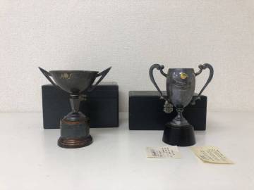 【説明欄必読】銀製 SILVER シルバー トロフィー 2点まとめ 刻印有 284g 【追加写真有】C