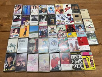 【TR-7212】当時物 昭和POPS 歌謡 アイドル カセットテープ まとめ 小田和正 レベッカ 小泉今日子 サザン 松田聖子 他 色々【千円市場】
