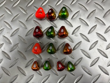 未使用と中古テンヤセット２　ジャッカル　ビンビンテンヤ鯛夢　遊動　１０号&times;３　８号&times;３　５号&times;４　TG１５号&times;３　計１３個セット