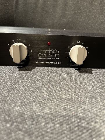 【最期のオールドレビンソン】Mark Levinson ML-10AL プリアンプ