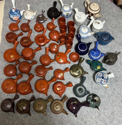 常滑 急須 55 点 陶印 横手急須 煎茶道具 茶注 精密彫刻 工芸品