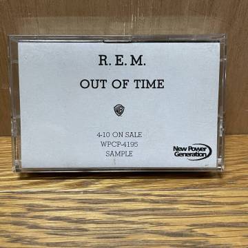 R.E.M OUT OF TIME アウト・オブ・タイム　サンプル盤 プロモーション 非売品 カセット 見本盤 not for sale rem PTS-2021 ワーナー