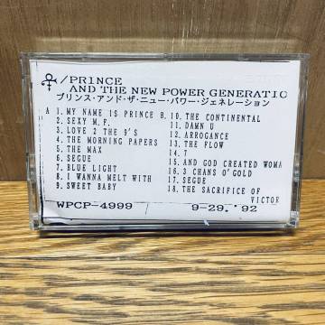 PRINCE プリンス AND THE NEW POWER GENERATION サンプル盤 プロモーション 非売品 カセット 見本盤 not for sale WPCP-4999 WARNER