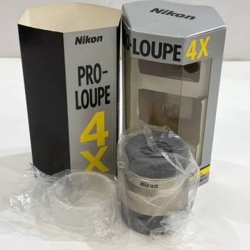 ○ Nikon ニコン PRO LOUPE 4x 4倍ルーペ 拡大鏡 カメラアクセサリー 動作未確認 現状品 ○K03-0605